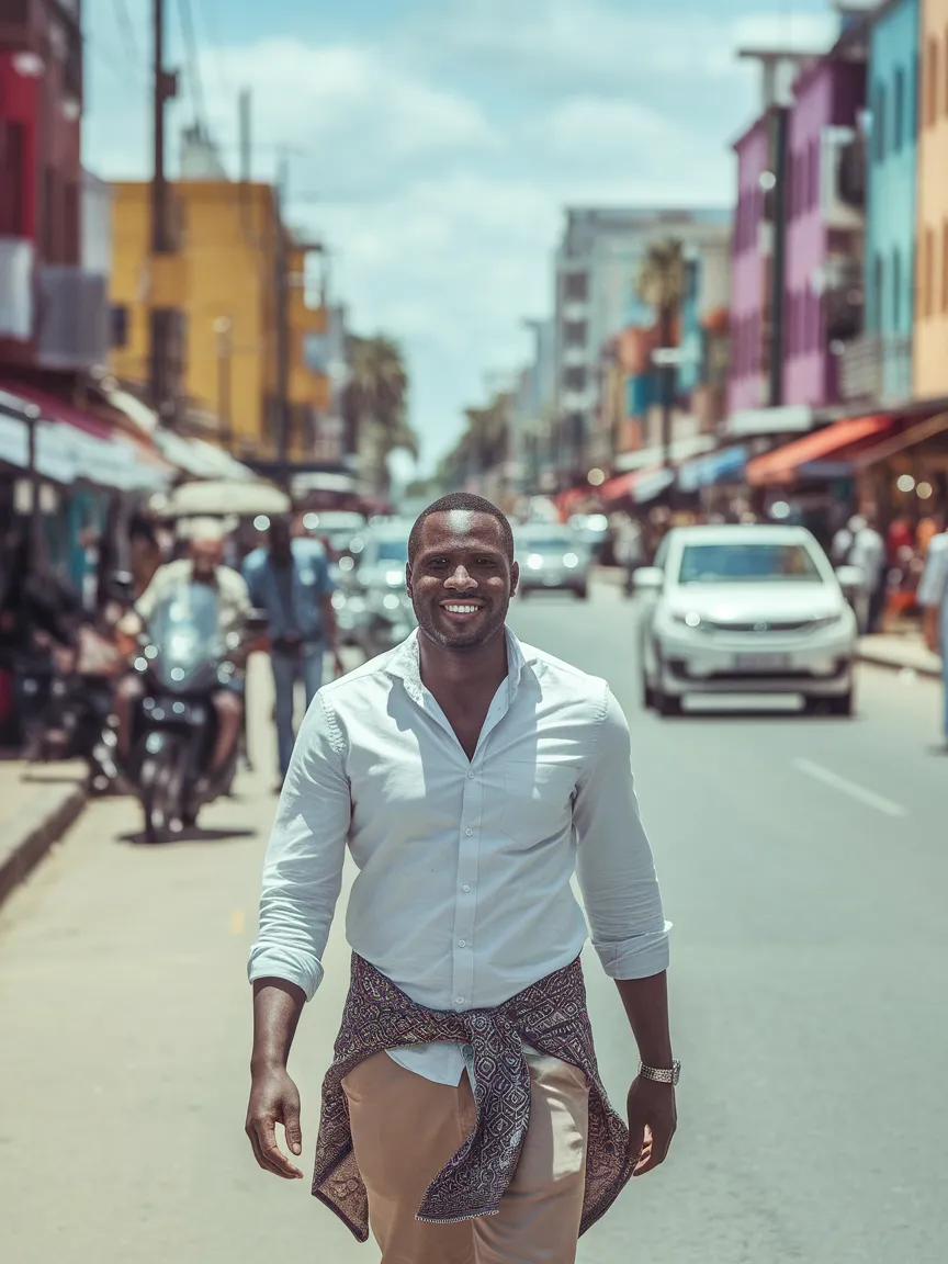 énégalais à Dakar souriant – Préparer un business plan pour un achat immobilier