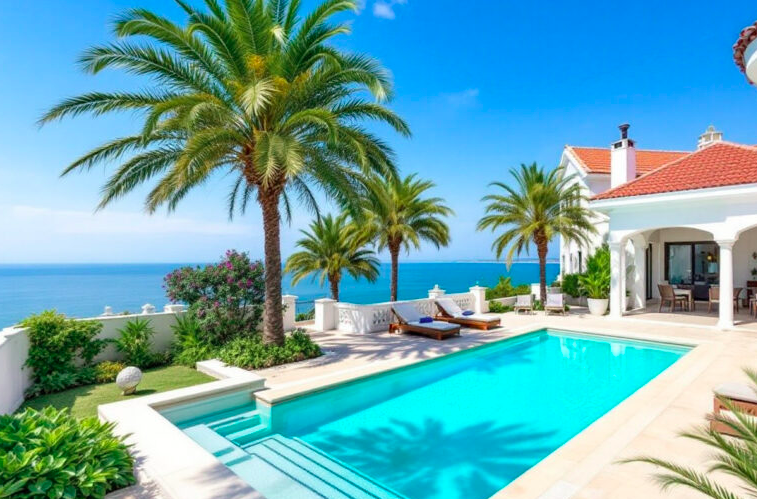 belle villa avec piscine en bord de mer dakar
