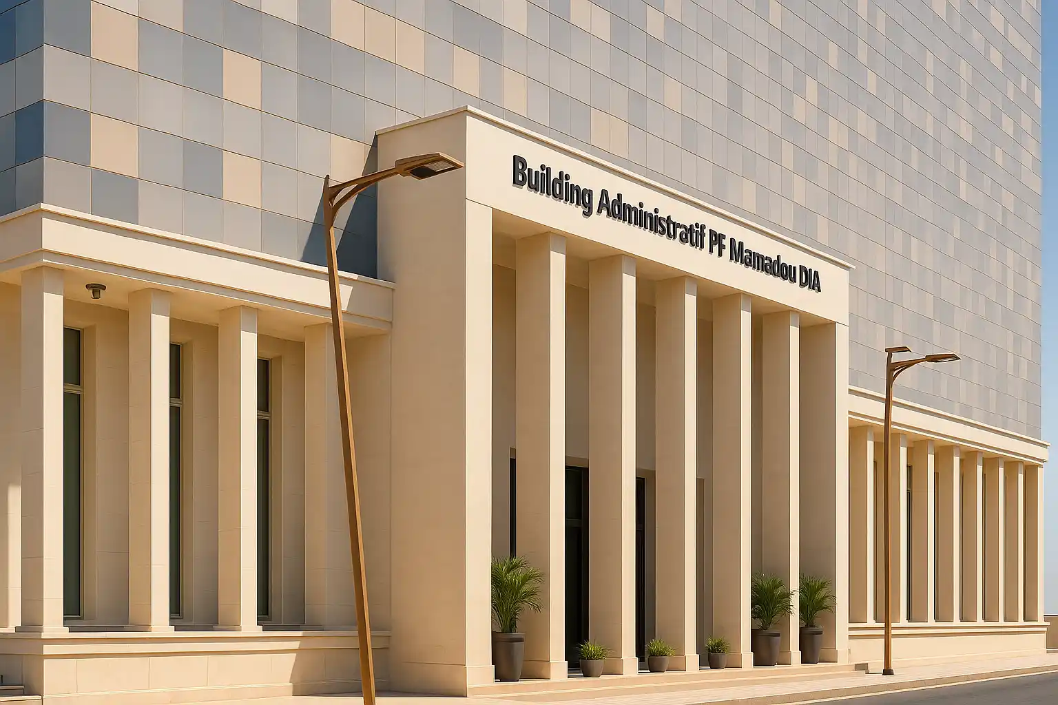 bâtiment administratif à Dakar
