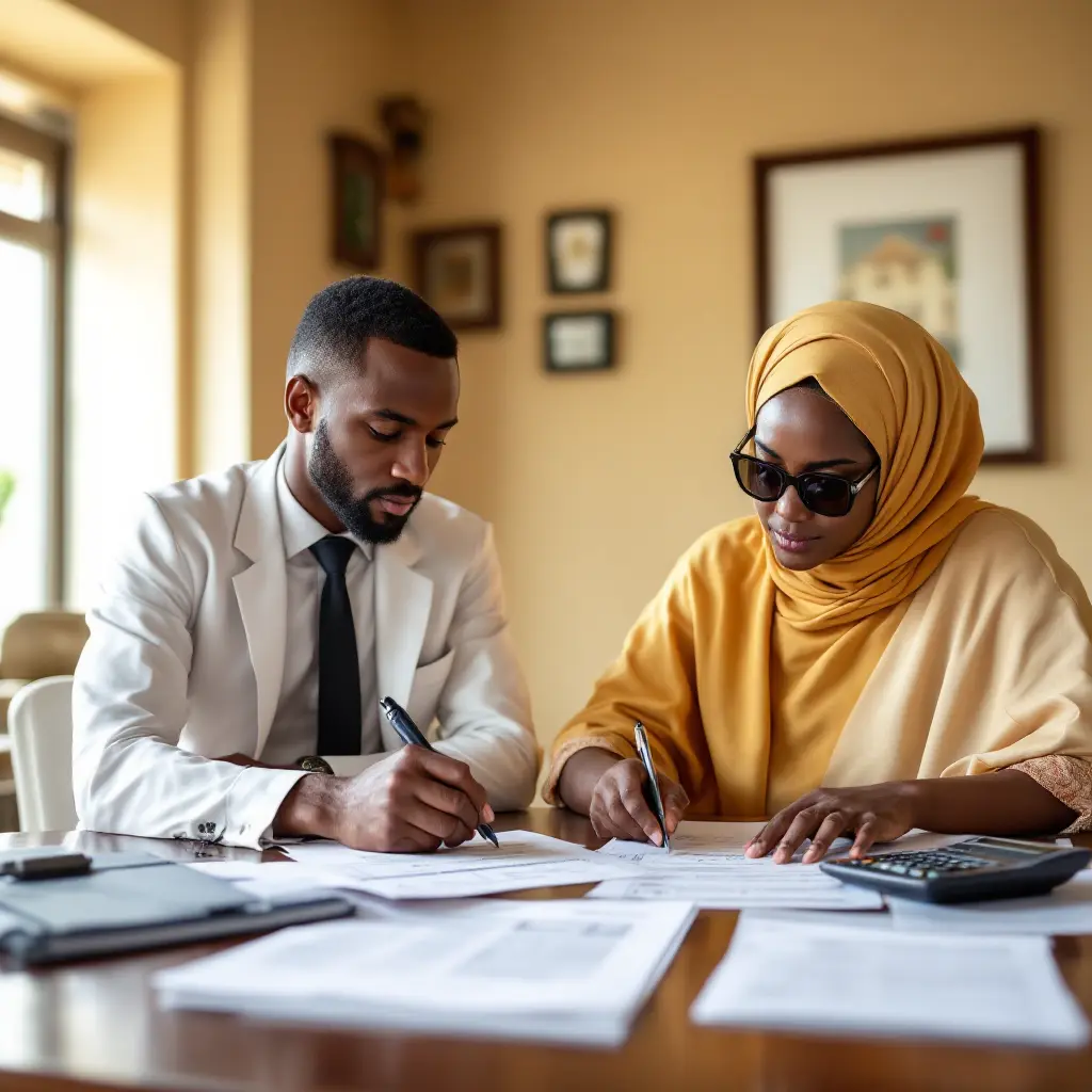 Fiscalité immobilière au Sénégal, Signature chez le notaire