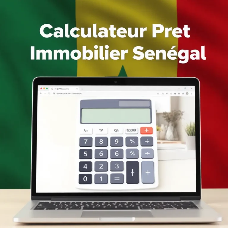 Calculateur Prêt Immobilier Sénégal