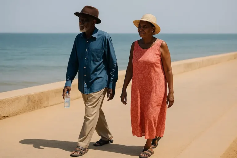 Couple de retraités au Sénégal